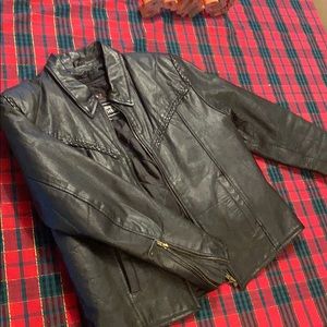 Vintage 3m leather genuine leather jacket